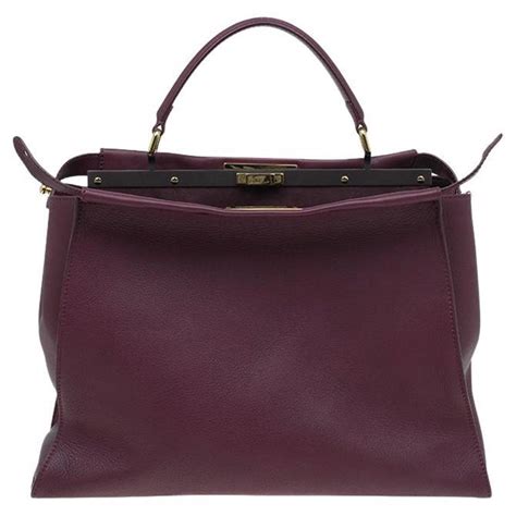 fendi burgundy peekaboo|fendi peekaboo price euro.